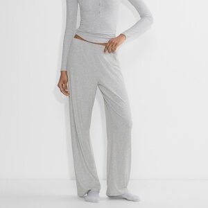 Babaton Aritzia Luxe Lounge Tomorrow Pant Heather Chrome Grey XXS